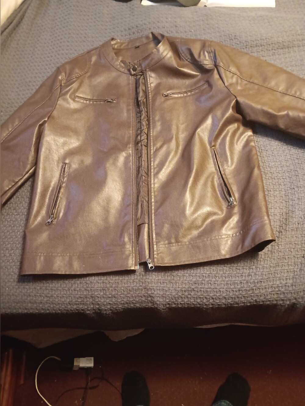 Men's Brown Leather Jacket